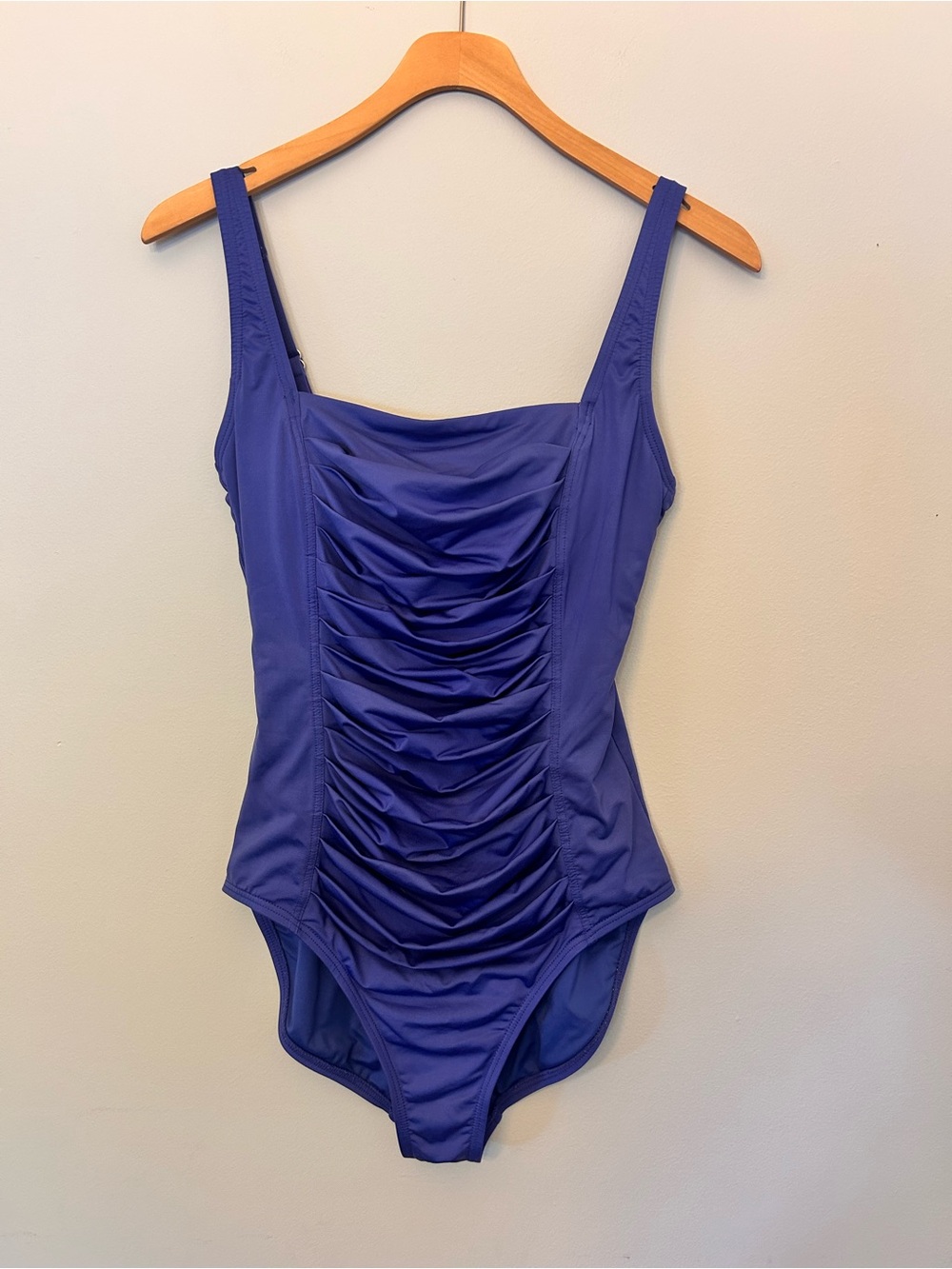 Calvin Klein Royal Blue Ruching One-Piece Swimsuit